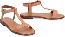 Load image into Gallery viewer, Leather flat sandals
