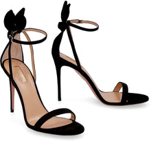 Load image into Gallery viewer, Bow Tie suede sandals
