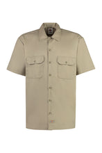 Load image into Gallery viewer, Short sleeve cotton blend shirt
