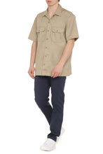 Load image into Gallery viewer, Short sleeve cotton blend shirt
