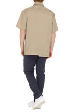 Load image into Gallery viewer, Short sleeve cotton blend shirt
