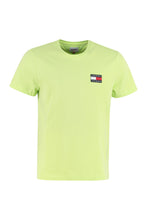 Load image into Gallery viewer, Logo-patch cotton T-shirt
