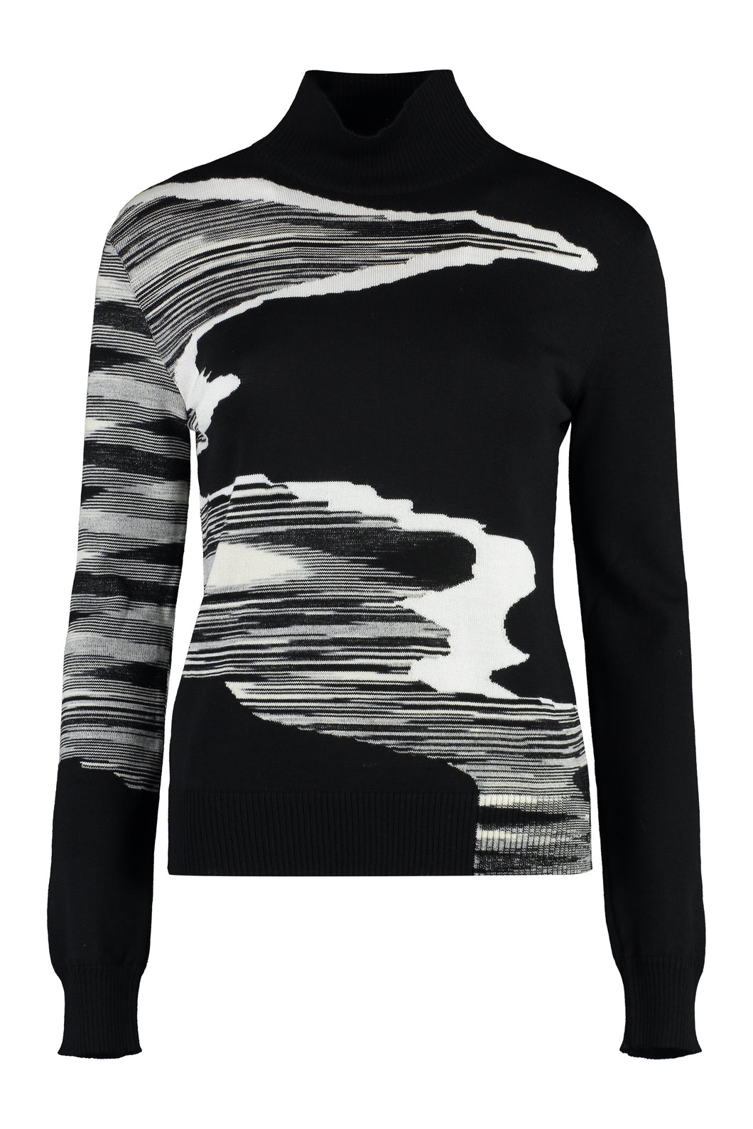 Turtleneck wool pullover