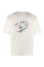 Load image into Gallery viewer, Slogan Esquisse cotton crew-neck T-shirt
