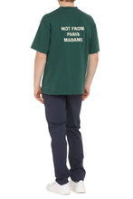 Load image into Gallery viewer, Slogan cotton crew-neck T-shirt
