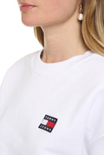 Load image into Gallery viewer, Cotton crew-neck sweatshirt with logo
