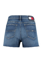 Load image into Gallery viewer, High-rise cut-off denim shorts

