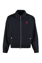 Load image into Gallery viewer, Embroidered cotton bomber jacket
