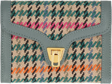 Load image into Gallery viewer, Beat pied de poule fabric wallet
