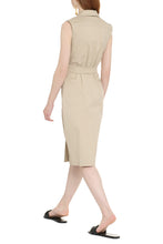 Load image into Gallery viewer, Elica belted cotton shirtdress
