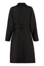 Load image into Gallery viewer, Virgin wool double-breasted coat
