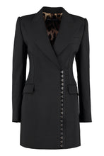 Load image into Gallery viewer, Stretch virgin wool blazer
