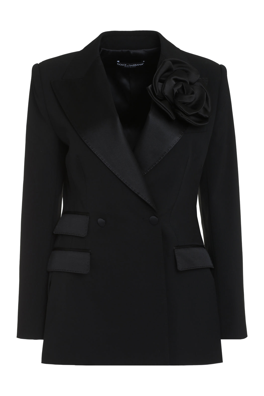 Double-breasted virgin wool jacket