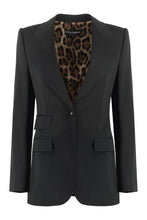 Load image into Gallery viewer, Turlington Single-breasted virgin wool jacket
