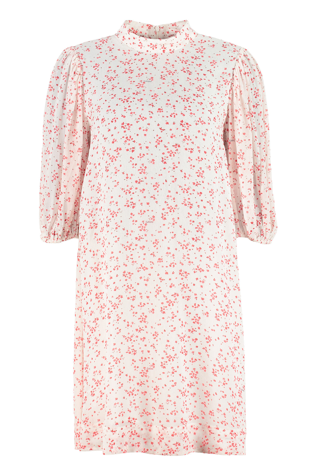 Printed georgette dress