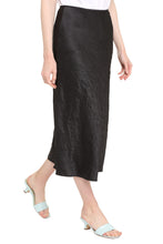 Load image into Gallery viewer, Satin midi skirt
