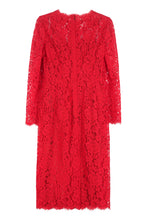 Load image into Gallery viewer, Floral macramé-lace dress
