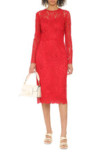 Load image into Gallery viewer, Floral macramé-lace dress

