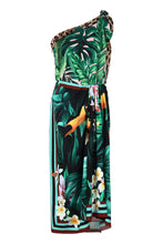 Load image into Gallery viewer, Draped one shoulder dress
