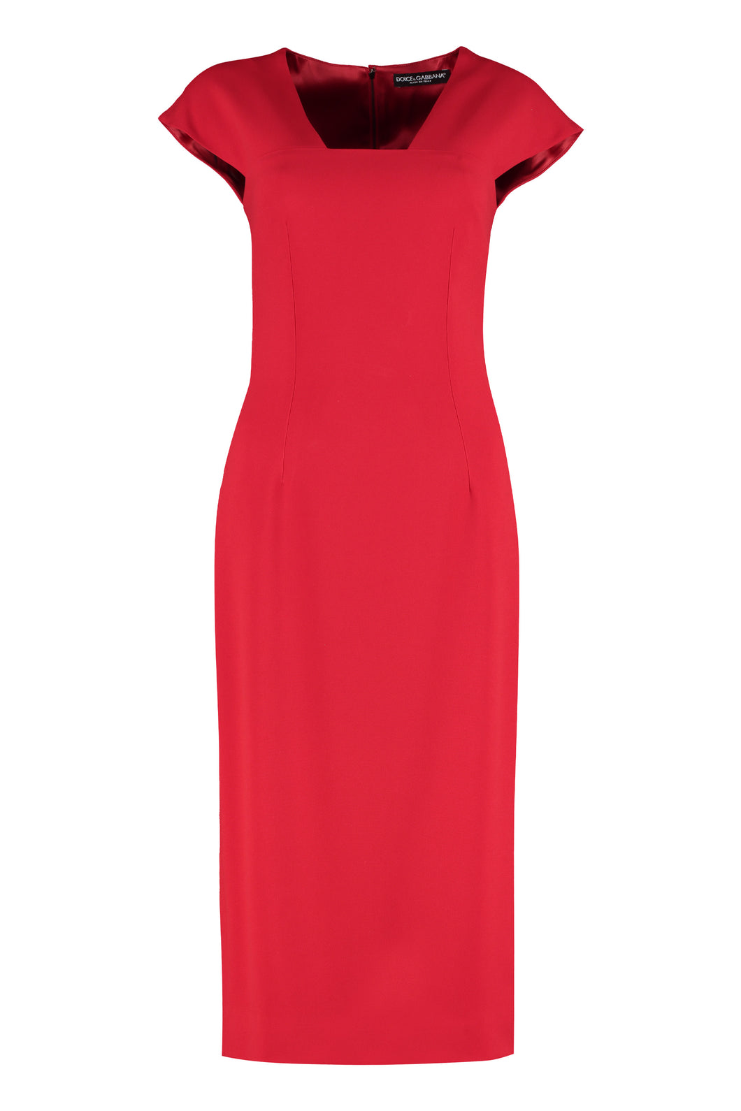 Crepe sheath dress