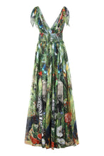 Load image into Gallery viewer, Printed georgette gown
