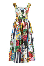 Load image into Gallery viewer, Printed cotton maxi dress
