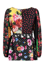 Load image into Gallery viewer, Printed silk blouse
