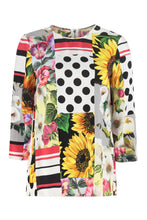 Load image into Gallery viewer, Printed silk blouse
