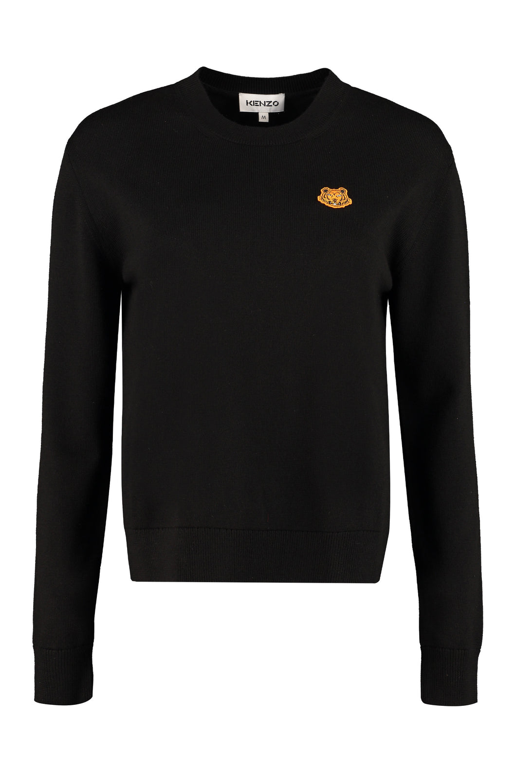 Patch detail wool pullover