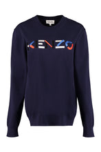 Load image into Gallery viewer, Logo embroidered cotton sweater
