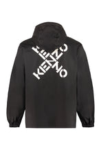 Load image into Gallery viewer, Hooded techno fabric raincoat
