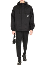 Load image into Gallery viewer, Hooded techno fabric raincoat
