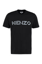 Load image into Gallery viewer, Cotton crew-neck T-shirt
