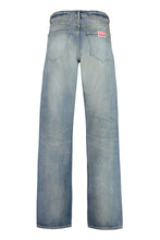 Load image into Gallery viewer, Asagao 5-pocket straight-leg jeans

