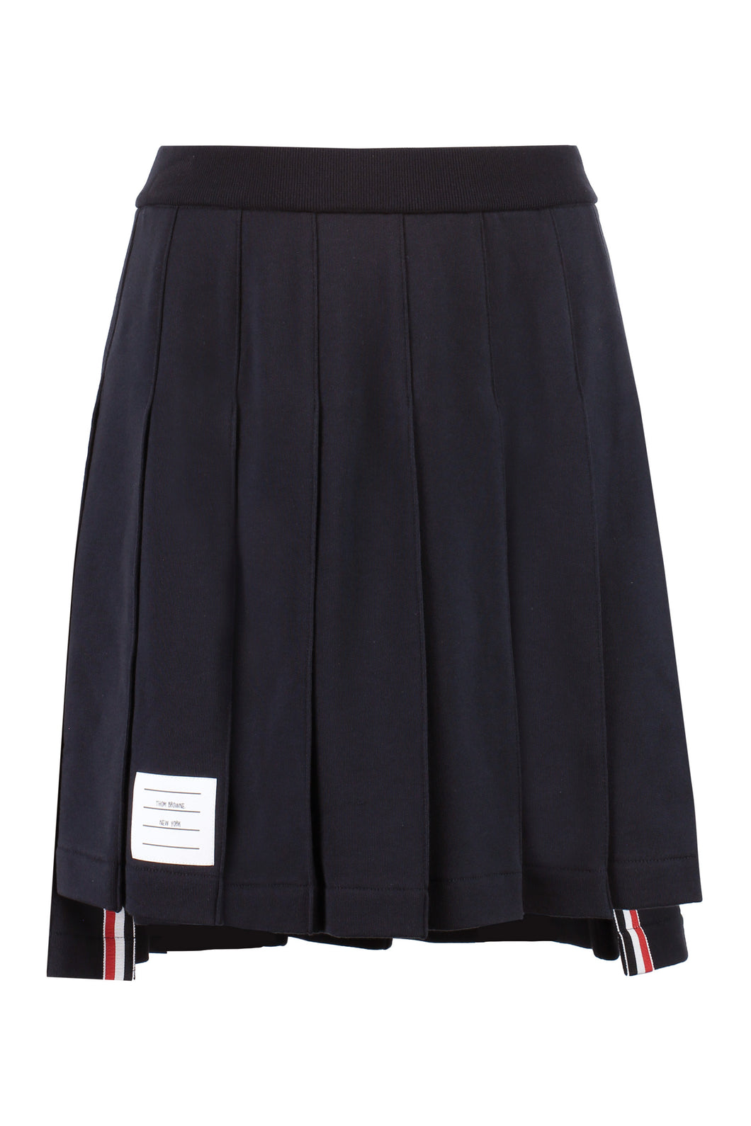 Pleated mini skirt