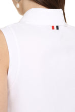 Load image into Gallery viewer, Sleeveless piqué polo shirt
