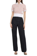 Load image into Gallery viewer, Cotton tweed polo shirt
