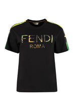 Load image into Gallery viewer, Logo print cotton T-shirt
