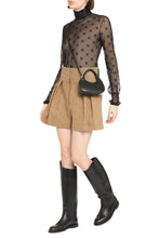 Load image into Gallery viewer, Embroidered tulle bodysuit
