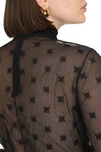 Load image into Gallery viewer, Embroidered tulle bodysuit
