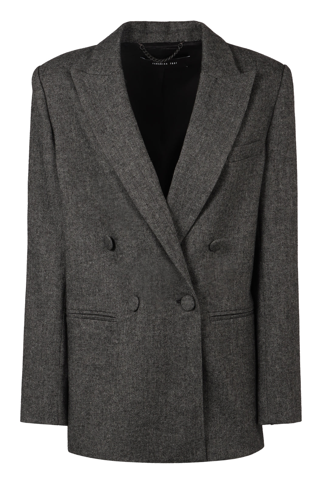 Wool blend blazer