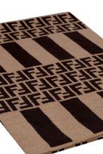 Load image into Gallery viewer, FF motif jacquard shawl
