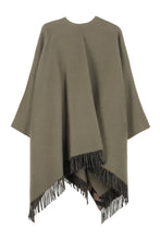 Load image into Gallery viewer, Wool and cashmere blend poncho
