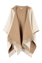 Load image into Gallery viewer, Wool and cashmere blend poncho
