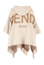 Load image into Gallery viewer, Wool and cashmere blend poncho
