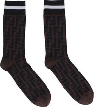 Load image into Gallery viewer, Cotton jacquard knee-high socks
