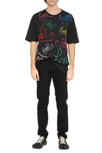 Load image into Gallery viewer, Embroidered cotton T-shirt
