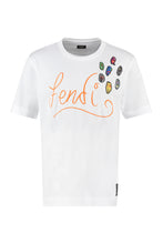 Load image into Gallery viewer, Cotton crew-neck T-shirt
