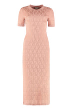 Load image into Gallery viewer, Jacquard knit midi-dress
