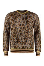 Load image into Gallery viewer, All over logo crew-neck sweater
